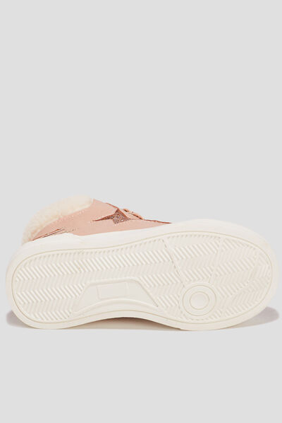 Baskets Lulu Castagnette rose fille