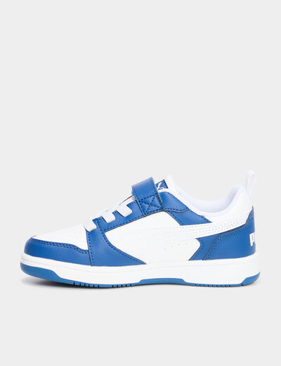 Tennis basses à lacets Puma Rebound bleu roi garçon