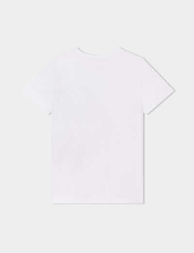 T-shirt manches courtes blanc garçon