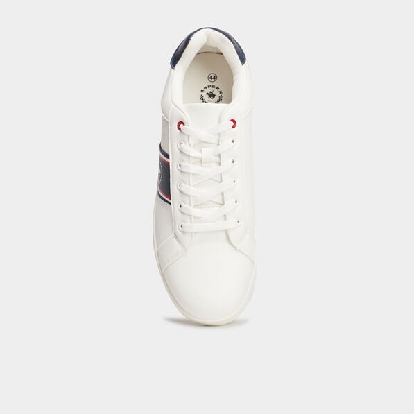 tennis basses a lacets aspern blanc homme Tennis basses à lacets Aspern blanc homme