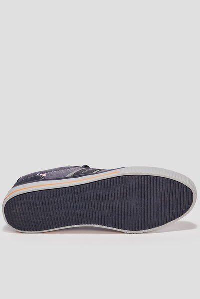 Tennis à lacets Trappeur bleu marine homme