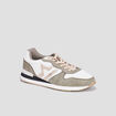 Baskets bi-mati&egrave;re &agrave; lacets Creeks vert kaki femme