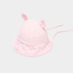 Bob en gaze de coton rose bébé fille
