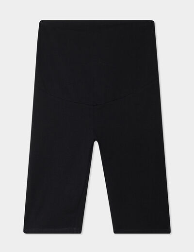Short cycliste grossesse noir femme maternité