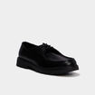 Derbies crant&eacute;es noir homme