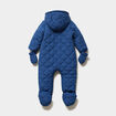 Combinaison pilote doubl&eacute;e &agrave; capuche bleu marine b&eacute;b&eacute; gar&ccedil;on