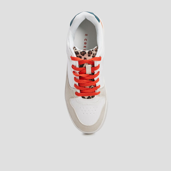 Tennis à lacets Creeks multicolore femme
