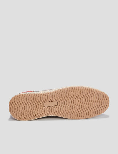 Loafers avec languette d'enfilage vert kaki homme