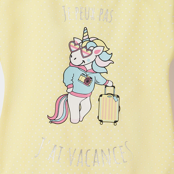 maillot de bain une piece jaune fille Maillot de bain une pièce jaune fille