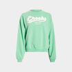 Sweat col rond Creeks vert femme