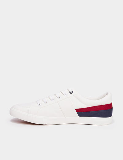 Tennis basses à lacets Creeks blanc homme
