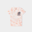 T-shirt col rond manches courtes Creeks orange fluo garçon