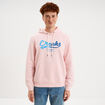 Sweat hoodie 1 poche molleton rose pastel homme