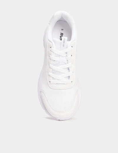 Baskets running Run-Up blanc femme