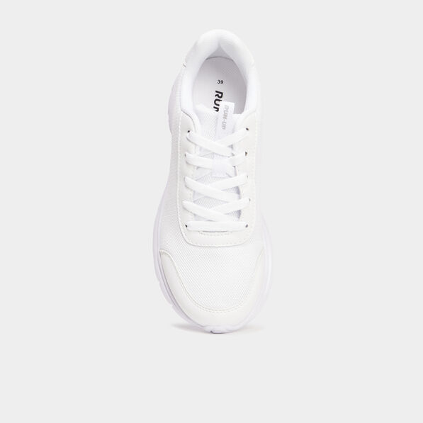 Baskets running Run-Up blanc femme