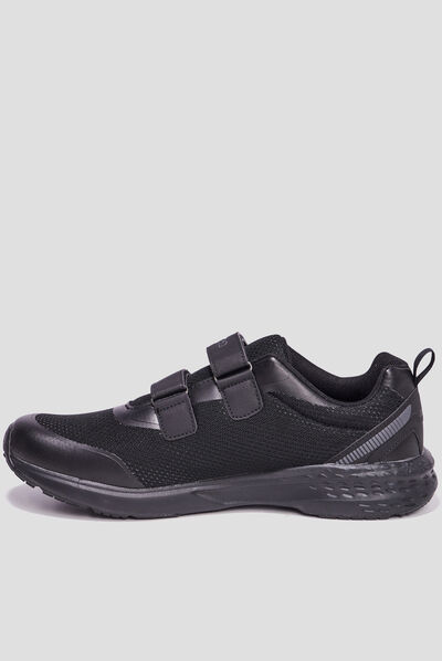 Baskets running à scratchs Kappa Glinch noir homme