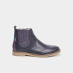 Bottines en cuir Kickers Tylbury bleu marine fille