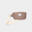 Sac banane bandoulière ajustable gris foncé femme