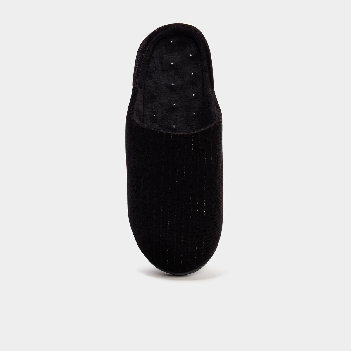 Chaussons mules noir femme