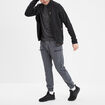 T-shirt technique outdoor l&eacute;ger Trappeur gris fonc&eacute; homme