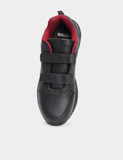 Runnings &agrave; scratchs confort noir homme