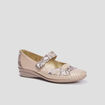 Ballerines pied large cuir Confortissimo sable femme