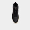 Baskets montantes &agrave; lacets noir homme