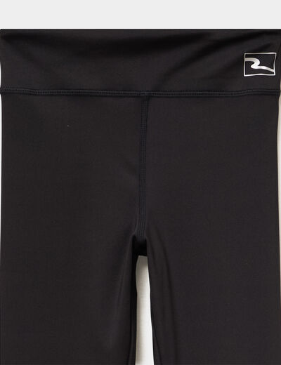 Legging de sport taille &eacute;lastiqu&eacute;e noir fille