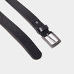 Ceinture &agrave; boucle rectangulaire noir homme