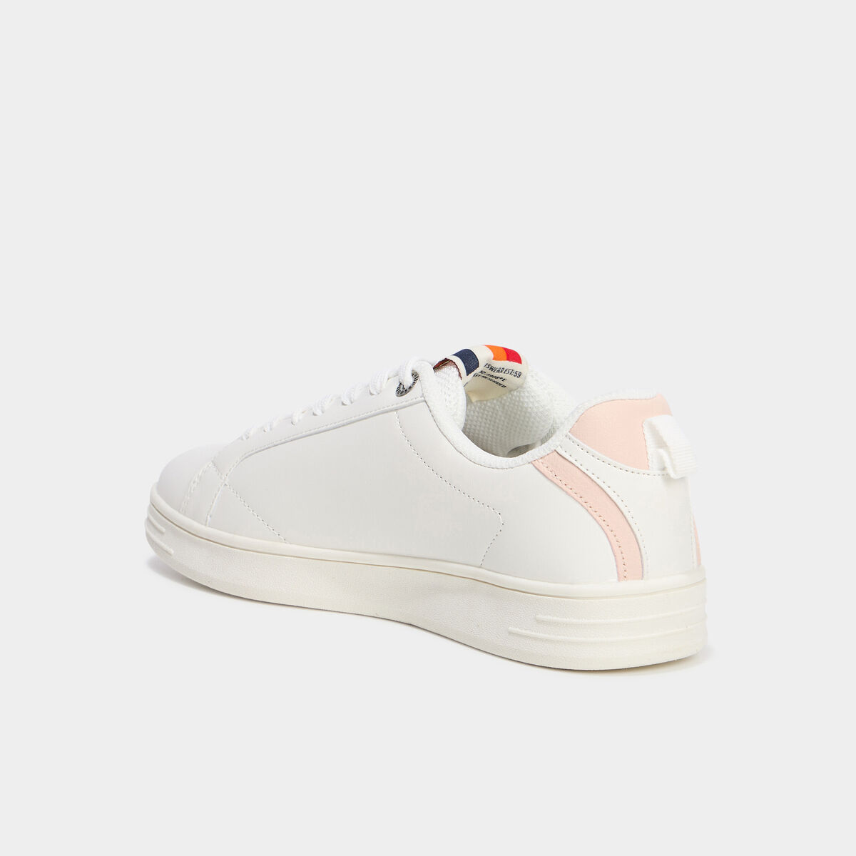 Tennis basses &agrave; lacets Ellesse blanc femme