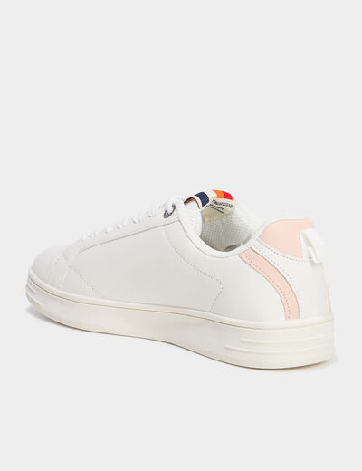 Tennis basses à lacets Ellesse blanc femme