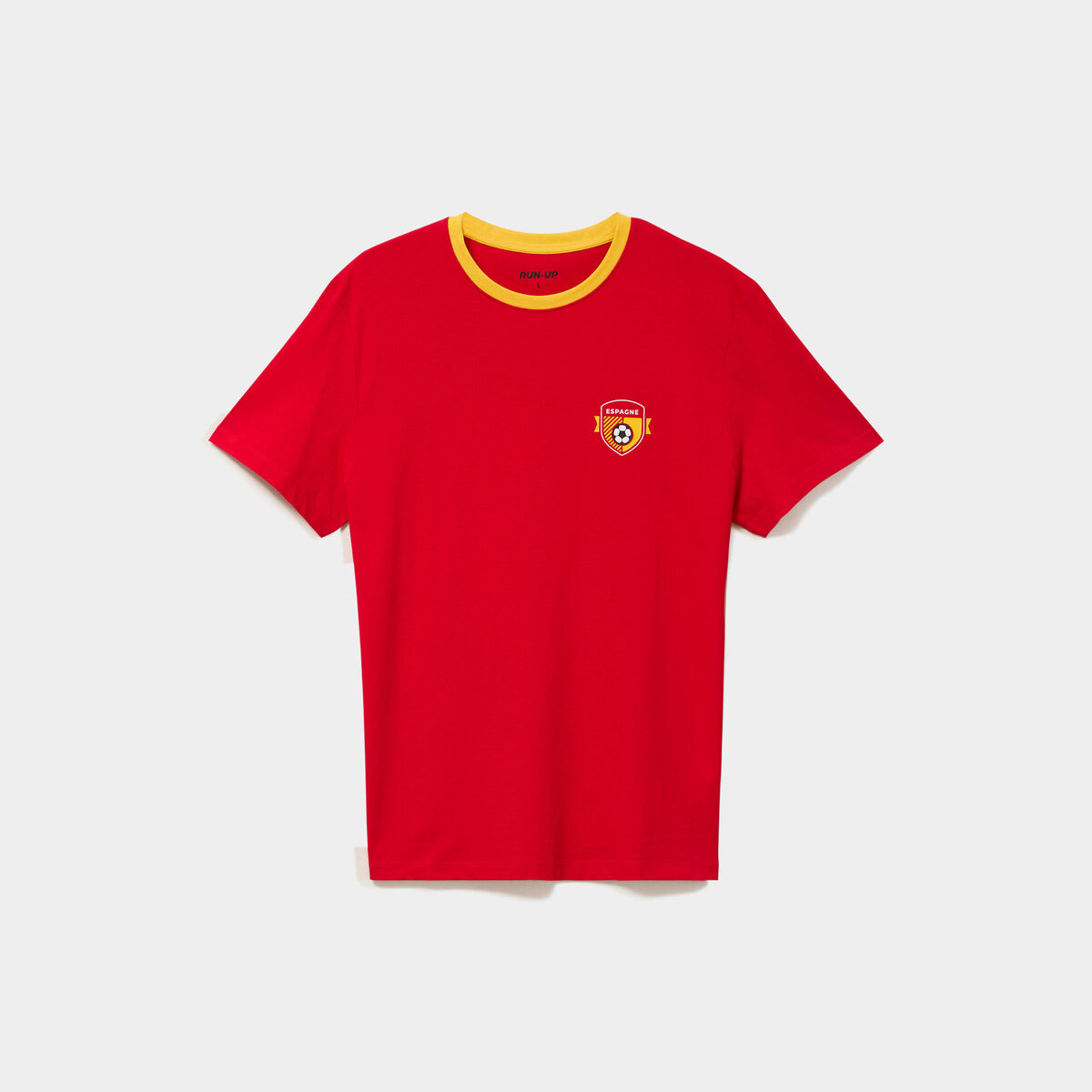 T-shirt maillot de football Espagne rouge mixte