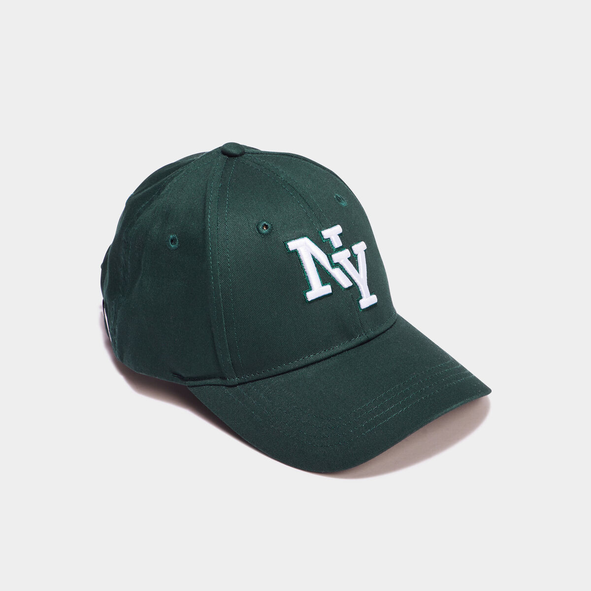 Casquette en coton vert fonc&eacute; gar&ccedil;on