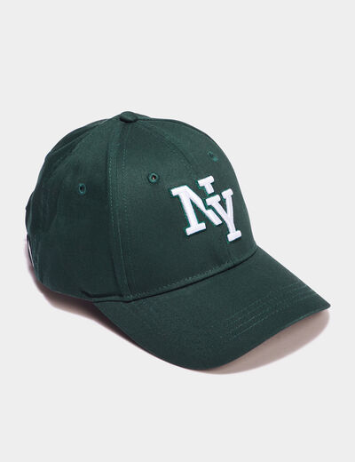 Casquette en coton vert foncé garçon