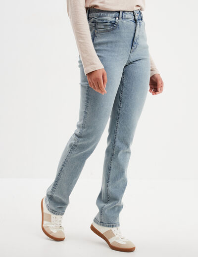 Jeans straight taille standard Creeks bleu foncé femme