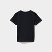T-shirt manches courtes coton Kappa noir gar&ccedil;on