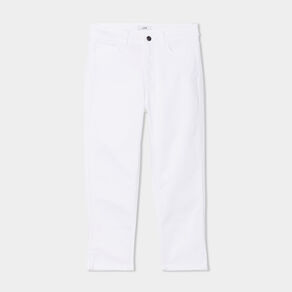 pantacourt slim 5 poches blanc femme Pantacourt slim 5 poches blanc femme
