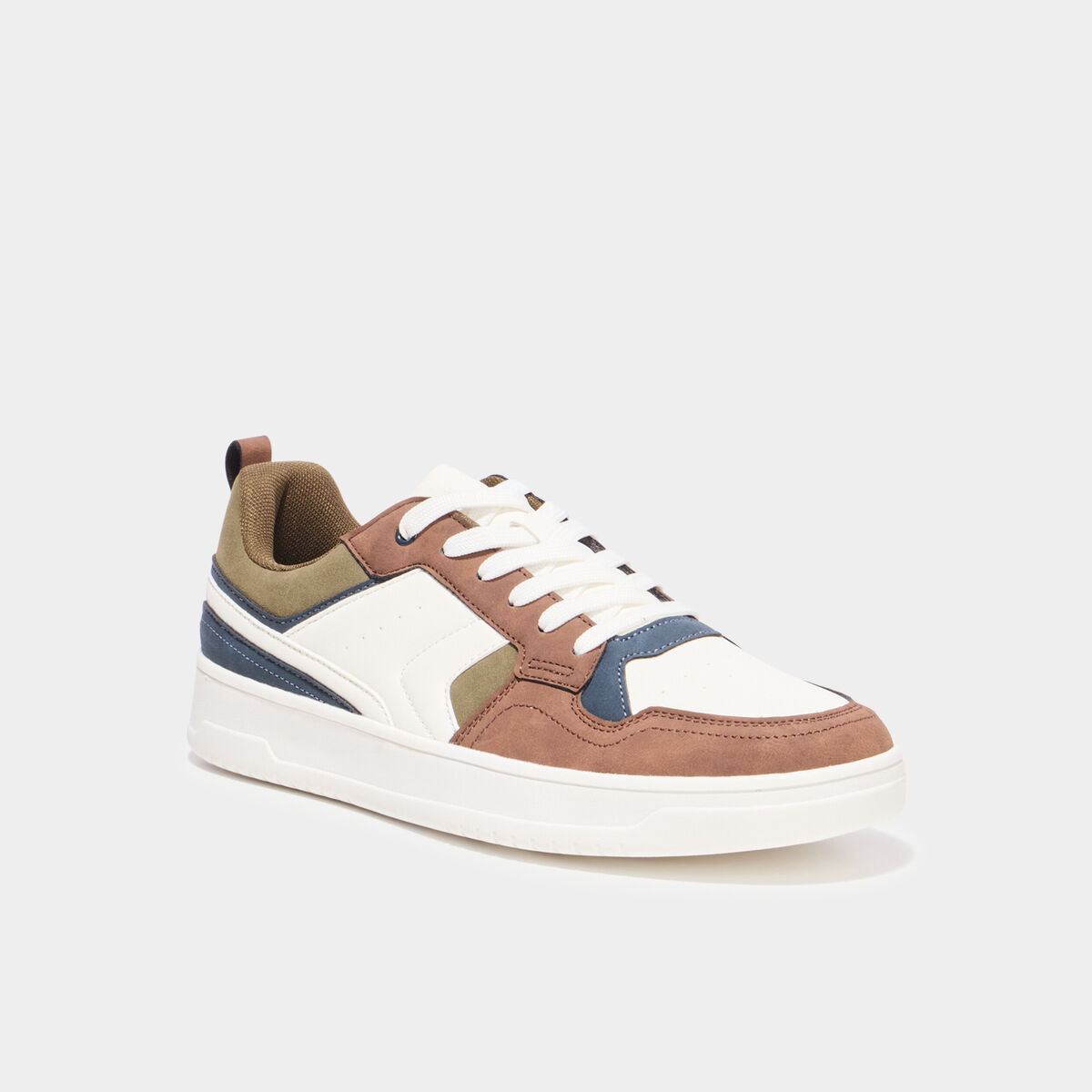 Tennis basses &agrave; lacets sable homme