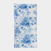 Foulard avec sequins bleu femme