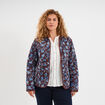 Veste matelass&eacute;e r&eacute;versible marron femme grande taille
