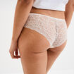 Shorty avec micro dentelle ivoire femme