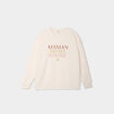 Sweat allaitement manches longues beige femme maternité
