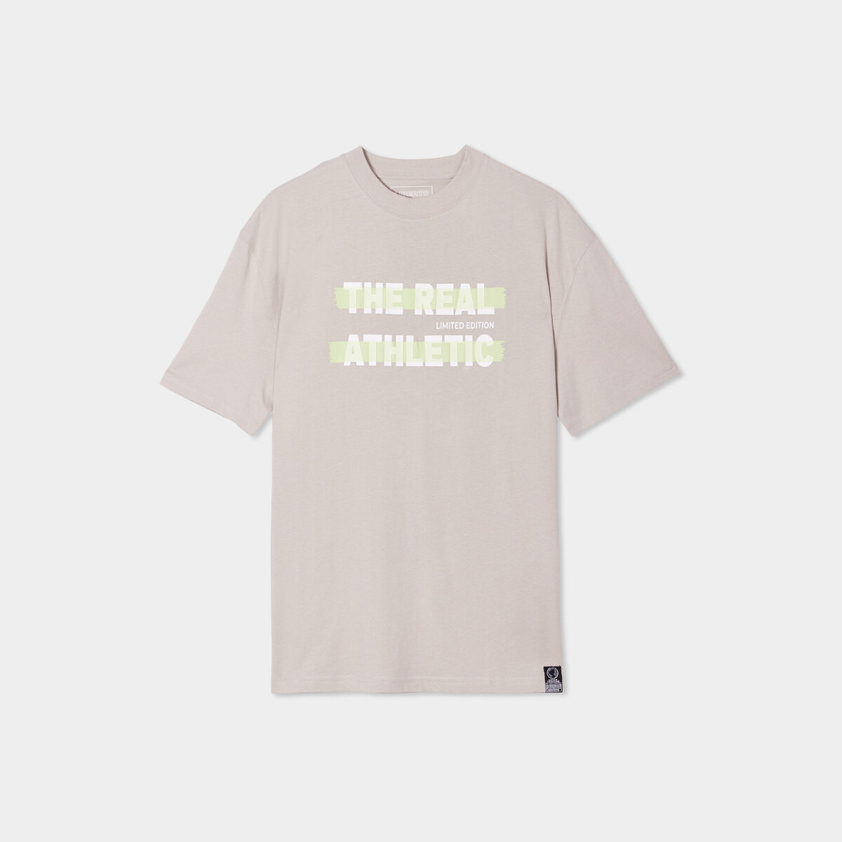 T-shirt avec manches courtes Liberto gris clair homme