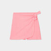 Jupe-short droite rose fille