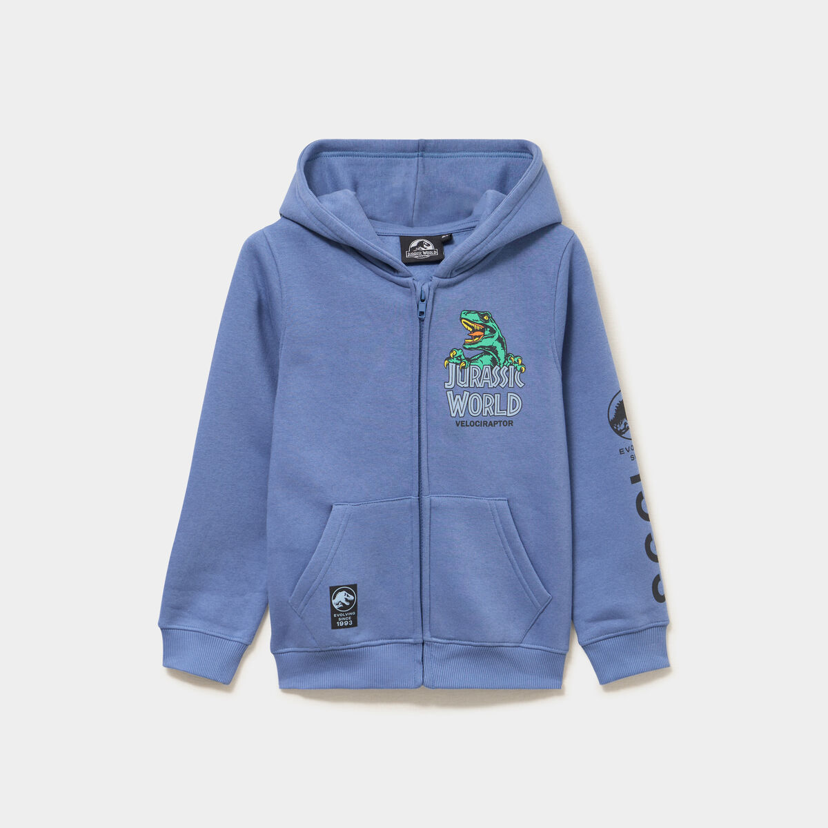 Sweat zipp&eacute; &agrave; capuche Jurassic World bleu fonc&eacute; gar&ccedil;on