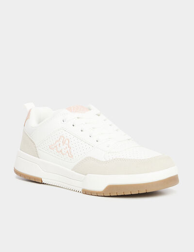 Tennis basses avec lacets Kappa vieux rose femme