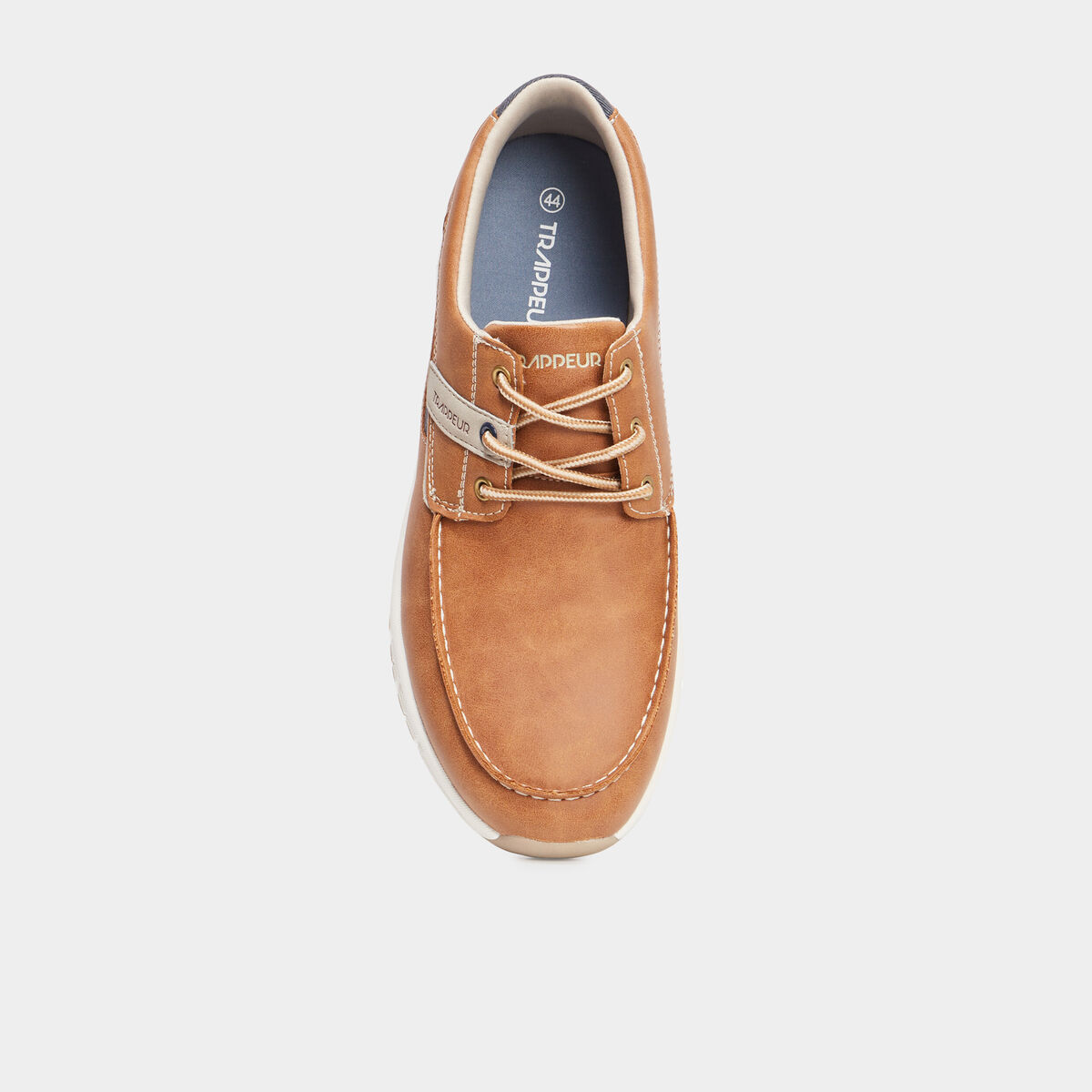 Chaussures bateau marron clair homme