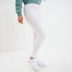 Legging long taille haute blanc femme