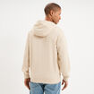 Sweat hoodie molleton &agrave; capuche Kappa ivoire homme