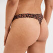 String microfibre sans coutures marron femme